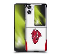 Head Case Designs sous Licence Officielle AC Milan Away Kit D'écusson 2025/26 Coque Dure pour l'arrière Compatible avec Oppo Find N2 Flip