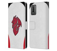 Head Case Designs sous Licence Officielle AC Milan Away Kit D'écusson 2025/26 Étui Portefeuille en Cuir Compatible avec Nokia C210