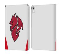 Head Case Designs sous Licence Officielle AC Milan Away Kit D'écusson 2025/26 Étui Portefeuille en Cuir Compatible avec Apple iPad 10.9 2022/2025