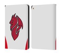Head Case Designs sous Licence Officielle AC Milan Away Kit D'écusson 2025/26 Étui Portefeuille en Cuir Compatible avec Apple iPad Air 2 (2014)