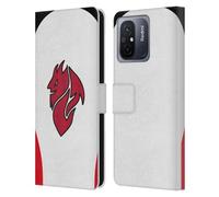 Head Case Designs sous Licence Officielle AC Milan Away Kit D'écusson 2025/26 Étui Portefeuille en Cuir Compatible avec Xiaomi Redmi 12C