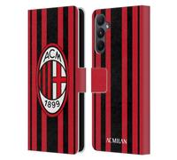 Head Case Designs sous Licence Officielle AC Milan Home 2021/22 Crête Kit Étui Portefeuille en Cuir Compatible avec Samsung Galaxy A05s