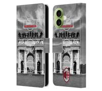 Head Case Designs sous Licence Officielle AC Milan Milano Siamo NOI 2 Adultes Étui Portefeuille en Cuir Compatible avec Apple iPhone 17