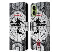 Head Case Designs sous Licence Officielle AC Milan Milano Siamo NOI Adultes Étui Portefeuille en Cuir Compatible avec Apple iPhone 17