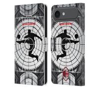Head Case Designs sous Licence Officielle AC Milan Milano Siamo NOI Adultes Étui Portefeuille en Cuir Compatible avec Apple iPhone 17 Air