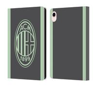 Head Case Designs sous Licence Officielle AC Milan Troisième Kit D'écusson 2024/25 Étui Portefeuille en Cuir Compatible avec Apple iPad Mini (2021/2024)