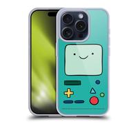 Head Case Designs sous Licence Officielle Adventure Time BMO Graphiques Coque en Gel [Protection de Qualité Militaire] Compatible avec Apple iPhone 15 Pro Et Compatible avec MagSafe