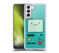 Head Case Designs sous Licence Officielle Adventure Time BMO Graphiques Coque en Gel [Protection de Qualité Militaire] Compatible avec Samsung Galaxy S21 5G Et Compatible avec MagSafe