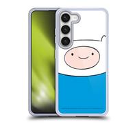 Head Case Designs sous Licence Officielle Adventure Time Finn L'humain Graphiques Coque en Gel [Protection de Qualité Militaire] Compatible avec Samsung Galaxy S23 5G Et Compatible avec MagSafe