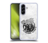 Head Case Designs sous Licence Officielle Aerosmith Get Your Wings US Tour Noir Et Blanc Coque en Gel [Protection de Qualité Militaire] Compatible avec Samsung Galaxy A56 5G