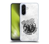 Head Case Designs sous Licence Officielle Aerosmith Get Your Wings US Tour Noir Et Blanc Coque en Gel [Protection de Qualité Militaire] Compatible avec Samsung Galaxy A36 5G