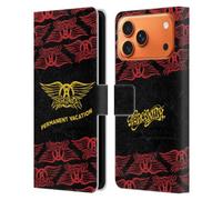 Head Case Designs sous Licence Officielle Aerosmith Permanent Vacation Classiques Étui Portefeuille en Cuir Compatible avec Apple iPhone 17 Pro Max