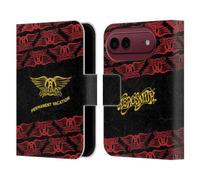 Head Case Designs sous Licence Officielle Aerosmith Permanent Vacation Classiques Étui Portefeuille en Cuir Compatible avec Apple iPhone Duo