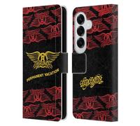 Head Case Designs sous Licence Officielle Aerosmith Permanent Vacation Classiques Étui Portefeuille en Cuir Compatible avec Samsung Galaxy S26