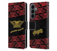Head Case Designs sous Licence Officielle Aerosmith Permanent Vacation Classiques Étui Portefeuille en Cuir Compatible avec Samsung Galaxy S26 Plus