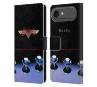 Head Case Designs sous Licence Officielle Aerosmith Rocks Classiques Étui Portefeuille en Cuir Compatible avec Apple iPhone 17 Air