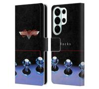 Head Case Designs sous Licence Officielle Aerosmith Rocks Classiques Étui Portefeuille en Cuir Compatible avec Samsung Galaxy S26 Ultra