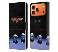 Head Case Designs sous Licence Officielle Aerosmith Rocks Classiques Étui Portefeuille en Cuir Compatible avec Apple iPhone 17 Pro Max