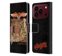 Head Case Designs sous Licence Officielle Aerosmith Toys in The Attic Classiques Étui Portefeuille en Cuir Compatible avec Apple iPhone 18 Pro