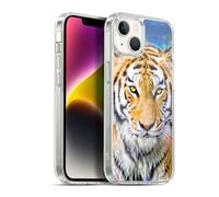 Head Case Designs sous Licence Officielle Aimee Stewart Tiger and Lily Animaux Coque en Gel [Protection de Qualité Militaire] Compatible avec Apple iPhone 14 Plus Et Compatible avec MagSafe