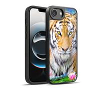 Head Case Designs sous Licence Officielle Aimee Stewart Tiger and Lily Animaux Coque en Gel renforcée [Protection de Qualité Militaire] Compatible avec Apple iPhone 16e / iPhone 17e