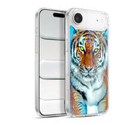 Head Case Designs sous Licence Officielle Aimee Stewart Tigre Jaune Animaux Coque en Gel [Protection de Qualité Militaire] Compatible avec Apple iPhone 17 Air Et Compatible avec MagSafe