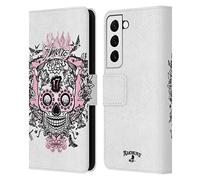Head Case Designs sous Licence Officielle Alchemy Gothic Amore Crâne Étui Portefeuille en Cuir Compatible avec Samsung Galaxy S22 5G
