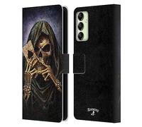 Head Case Designs sous Licence Officielle Alchemy Gothic As de la Faucheuse Crâne Et Cartes Étui Portefeuille en Cuir Compatible avec Samsung Galaxy A14 5G