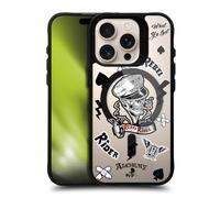 Head Case Designs sous Licence Officielle Alchemy Gothic Cavalier Rebelle Art Gothique Black Shockproof Bumper Case [Military Grade] Compatible with Apple iPhone 16 Pro and with MagSafe