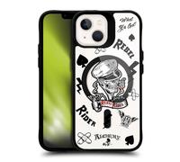 Head Case Designs sous Licence Officielle Alchemy Gothic Cavalier Rebelle Art Gothique Black Shockproof Bumper Case [Military Grade] Compatible with Apple iPhone 13 and with MagSafe