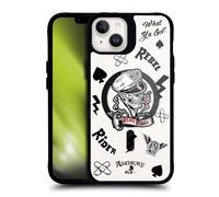 Head Case Designs sous Licence Officielle Alchemy Gothic Cavalier Rebelle Art Gothique Black Shockproof Bumper Case [Military Grade] Compatible with Apple iPhone 14 Plus and with MagSafe