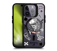 Head Case Designs sous Licence Officielle Alchemy Gothic Cavalier Rebelle Art Gothique Black Shockproof Bumper Case [Military Grade] Compatible with Apple iPhone 14 Pro and with MagSafe