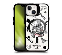 Head Case Designs sous Licence Officielle Alchemy Gothic Cavalier Rebelle Art Gothique Black Shockproof Bumper Case [Military Grade] Compatible with Apple iPhone 14 and with MagSafe