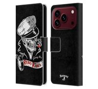 Head Case Designs sous Licence Officielle Alchemy Gothic Cavalier Rebelle Crâne Étui Portefeuille en Cuir Compatible avec Apple iPhone 18 Pro