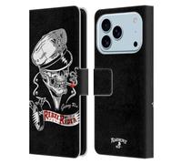 Head Case Designs sous Licence Officielle Alchemy Gothic Cavalier Rebelle Crâne Étui Portefeuille en Cuir Compatible avec Apple iPhone 17 Pro
