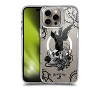 Head Case Designs sous Licence Officielle Alchemy Gothic Chat Crâne de Poe Neuf Vies Art Gothique Étui Antichoc [Qualité Militaire] Compatible avec Apple iPhone 16 Pro Max et Compatible avec MagSafe