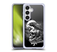 Head Case Designs sous Licence Officielle Alchemy Gothic Corbeau de Poe Aile Coque en Gel [Protection de Qualité Militaire] Compatible avec Samsung Galaxy S24 5G Et Compatible avec MagSafe