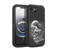 Head Case Designs sous Licence Officielle Alchemy Gothic Corbeau de Poe Aile Étui Antichoc Ultra-Blindé Compatible avec Apple iPhone 16e / iPhone 17e