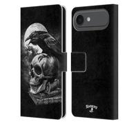 Head Case Designs sous Licence Officielle Alchemy Gothic Corbeau de Poe Aile Étui Portefeuille en Cuir Compatible avec Apple iPhone 17 Air