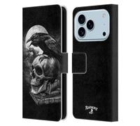Head Case Designs sous Licence Officielle Alchemy Gothic Corbeau de Poe Aile Étui Portefeuille en Cuir Compatible avec Apple iPhone 17 Pro