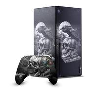 Head Case Designs Sous Licence Officielle Alchemy Gothic Corbeau de Poe Gothique Enveloppement De Console De Jeu Et Skins Pour Manette De Jeu Ensemble compatible avec Xbox Series X