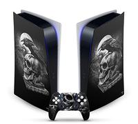 Head Case Designs sous Licence Officielle Alchemy Gothic Corbeau de Poe Gothique Vinyle Plaque Frontale Autocollant De Jeu Peau Autocollant Couverture Compatible avec Sony PS5 Digital & DualSense