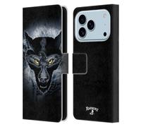 Head Case Designs sous Licence Officielle Alchemy Gothic Corbeau Wulf Aile Étui Portefeuille en Cuir Compatible avec Apple iPhone 17 Pro