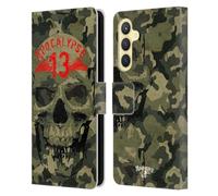 Head Case Designs sous Licence Officielle Alchemy Gothic Crâne de Camouflage Crâne Étui Portefeuille en Cuir Compatible avec Samsung Galaxy S23 FE 5G
