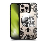 Head Case Designs sous Licence Officielle Alchemy Gothic De Profundis Art Gothique Black Shockproof Bumper Case [Military Grade] Compatible with Apple iPhone 16 Pro Max and with MagSafe