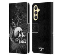 Head Case Designs sous Licence Officielle Alchemy Gothic De Profundis Crâne Coque en Cuir à Portefeuille Compatible avec Samsung Galaxy S23 FE 5G