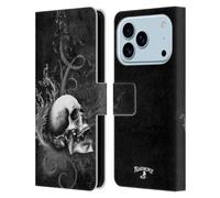 Head Case Designs sous Licence Officielle Alchemy Gothic De Profundis Crâne Étui Portefeuille en Cuir Compatible avec Apple iPhone 17 Pro