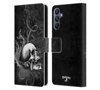 Head Case Designs sous Licence Officielle Alchemy Gothic De Profundis Crâne Étui Portefeuille en Cuir Compatible avec Samsung Galaxy A15