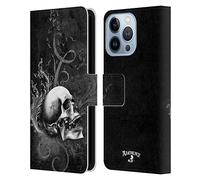 Head Case Designs sous Licence Officielle Alchemy Gothic De Profundis Crâne Étui Portefeuille en Cuir Compatible avec Apple iPhone 13 Pro