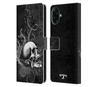 Head Case Designs sous Licence Officielle Alchemy Gothic De Profundis Crâne Étui Portefeuille en Cuir Compatible avec Samsung Galaxy A07